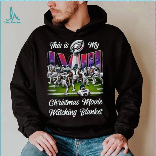 Philadelphia Eagles This Is My Christmas Movie And Watching Nfl Team T shirt