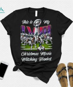 Philadelphia Eagles This Is My Christmas Movie And Watching Nfl Team T shirt
