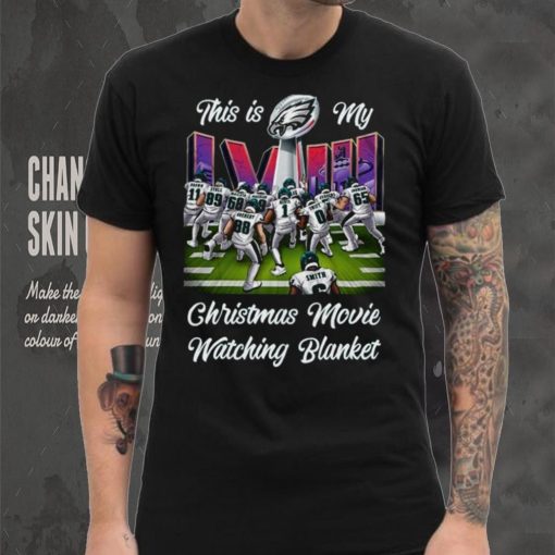 Philadelphia Eagles This Is My Christmas Movie And Watching Nfl Team T shirt