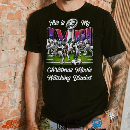Philadelphia Eagles This Is My Christmas Movie And Watching Nfl Team T shirt