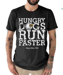 Philadelphia Eagles hungry dogs run faster Mayor Kelce 2018 t shirt