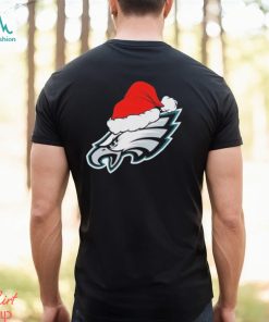 Philadelphia Eagles logo Santa Hat Christmas 2023 Shirt