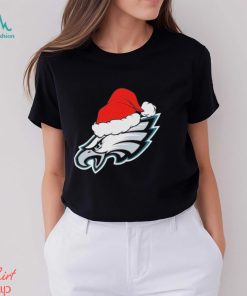 Philadelphia Eagles logo Santa Hat Christmas 2023 Shirt