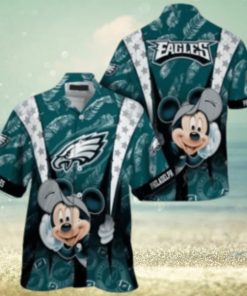 Philadelphia Eagles nfl mickey mouse Hawaiian Shirt custom for fan
