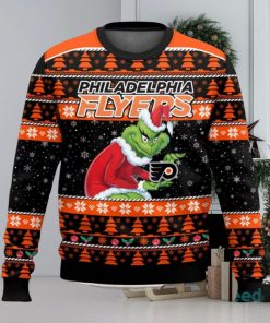 Philadelphia Flyers Grinch AOP Ugly Christmas Sweater Christmas Gift For Men And Women