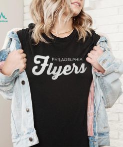 Philadelphia Flyers Starter x NHL Black Ice Black Cross Check Shirt