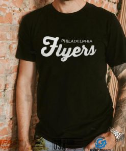 Philadelphia Flyers Starter x NHL Black Ice Black Cross Check Shirt