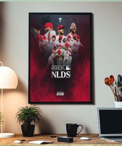 Philadelphia Phillies Advance To 2023 MLB NLDS Red October Home Decor Poster Canvas