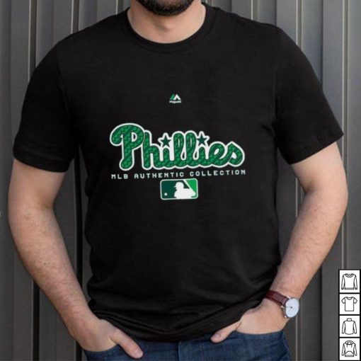 Philadelphia Phillies Majestic Green 2018 St. Patrick’s Day Authentic Celtic T Shirt