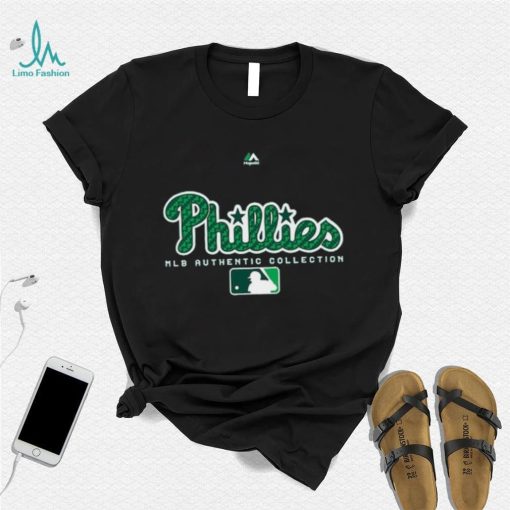 Philadelphia Phillies Majestic Green 2018 St. Patrick’s Day Authentic Celtic T Shirt