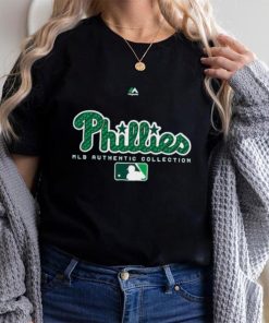Philadelphia Phillies Majestic Green 2018 St. Patrick's Day Authentic Celtic T Shirt