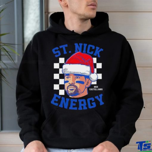 Philadelphia Phillies Nick Castellanos St. Nick Energy Christmas shirt