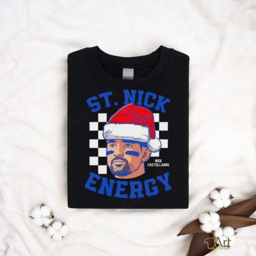 Philadelphia Phillies Nick Castellanos St. Nick Energy Christmas shirt