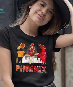 Phoenix city sport teams mascot shirt