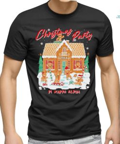 Pi Kappa Alpha Christmas Party Gingerbread house shirt