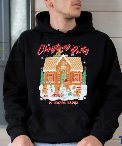 Pi Kappa Alpha Christmas Party Gingerbread house shirt