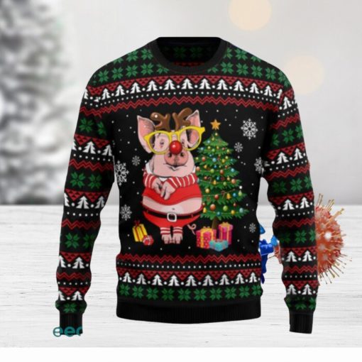 Pig Gorgeous Reindeer Ugly Christmas Sweaters Gift For Men Women