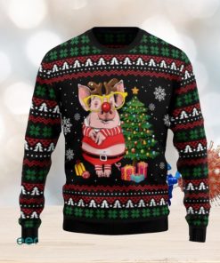 Pig Gorgeous Reindeer Ugly Christmas Sweaters Gift For Men Women