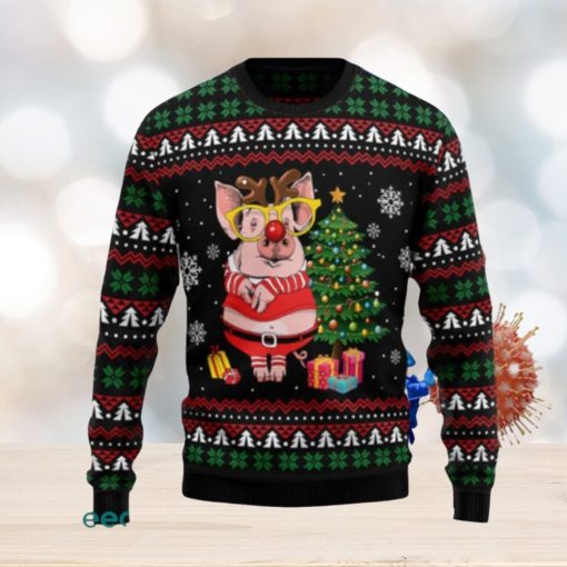 Pig Gorgeous Reindeer Ugly Christmas Sweaters Gift For Men Women