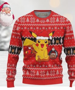 Pikachu Santa Pokemon Christmas AOP Sweater