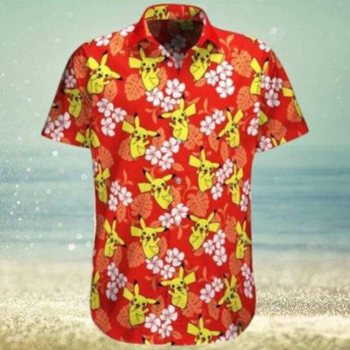 Pikachu Tropical Beach Pokemon hot Hawaiian Shirt