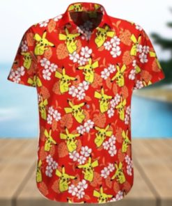 Pikachu Tropical Beach Pokemon hot Hawaiian Shirt