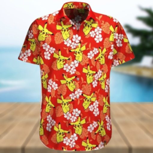 Pikachu Tropical Beach Pokemon hot Hawaiian Shirt