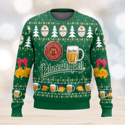 Pilsner Urquell Ugly Christmas Sweater 2023 Christmas Gift 3D Sweater