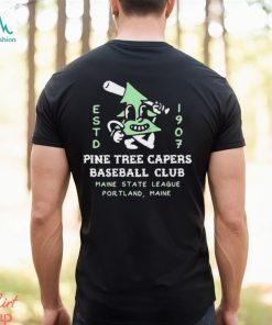 Pine Tree Capers Portland Minor League Baseball T Shirt