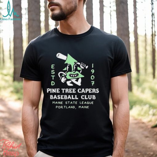 Pine Tree Capers Portland Minor League Baseball T Shirt