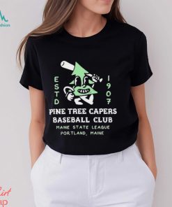 Pine Tree Capers Portland Minor League Baseball T Shirt