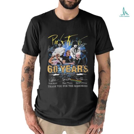Pink Floyd 60 Years 1965 – 2025 Thank You For The Memories Shirt
