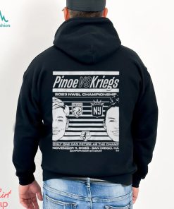Pinoe Vs. Kriegs 2023 Nwsl Championship Shirt