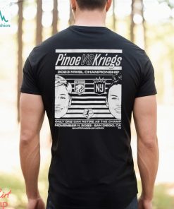 Pinoe Vs. Kriegs 2023 Nwsl Championship Shirt