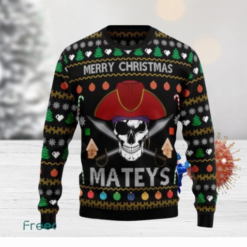 Pirate Skull Ugly Christmas Sweaters Gift For Men Women