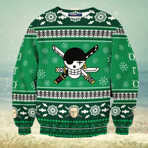 Pirate Zoro Ugly Christmas Sweater Perfect Holiday Gift