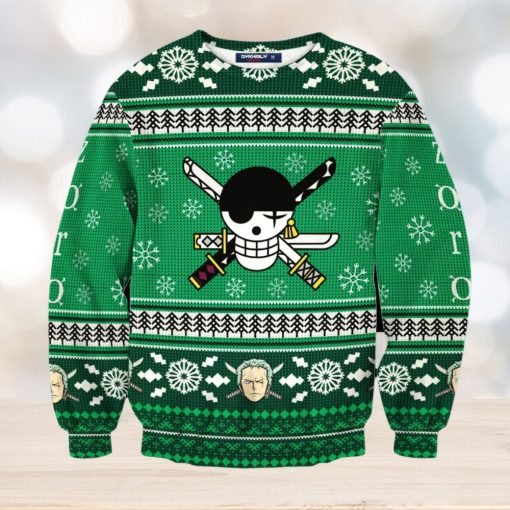 Pirate Zoro Ugly Christmas Sweater Perfect Holiday Gift