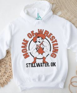 Pistol Pete Oklahoma State University Home Of Wrestling Stillwater Ok Mascot T shirt