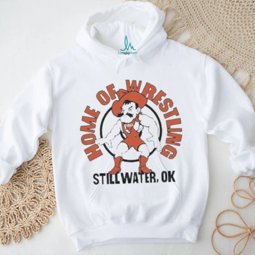 Pistol Pete Oklahoma State University Home Of Wrestling Stillwater Ok Mascot T shirt
