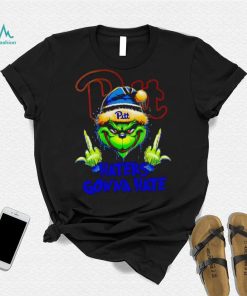 Pittsburgh Panthers Grinch middle finger haters gonna hate shirt
