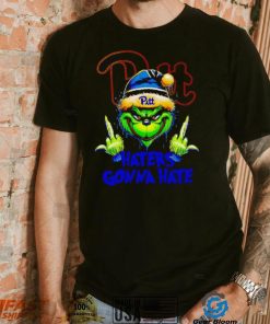 Pittsburgh Panthers Grinch middle finger haters gonna hate shirt