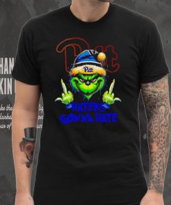 Pittsburgh Panthers Grinch middle finger haters gonna hate shirt