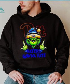 Pittsburgh Panthers Grinch middle finger haters gonna hate shirt