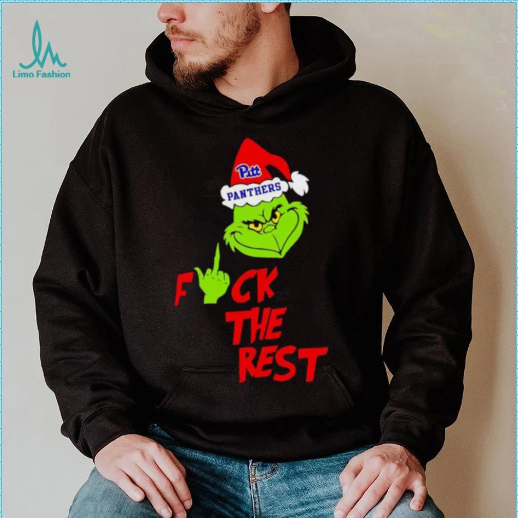 Pittsburgh Panthers Santa Grinch fuck the rest shirt Pittsburgh Panthers Santa Grinch fuck the rest shirt