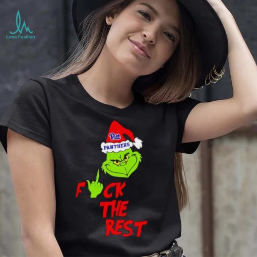 Pittsburgh Panthers Santa Grinch fuck the rest shirt