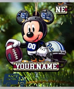 Pittsburgh Pathers NCAA Mickey Mouse Christmas Tree Decorations Custom Name Xmas Ornament