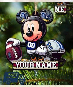 Pittsburgh Pathers NCAA Mickey Mouse Christmas Tree Decorations Custom Name Xmas Ornament