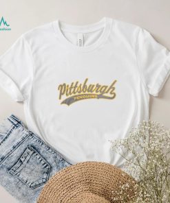 Pittsburgh Penguins Starter White Tailsweep T Shirt