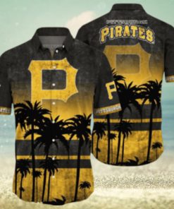 Pittsburgh Pirates MLB Logo Coconut Tropical Hawaiian Shirt Beach Gift For Fans