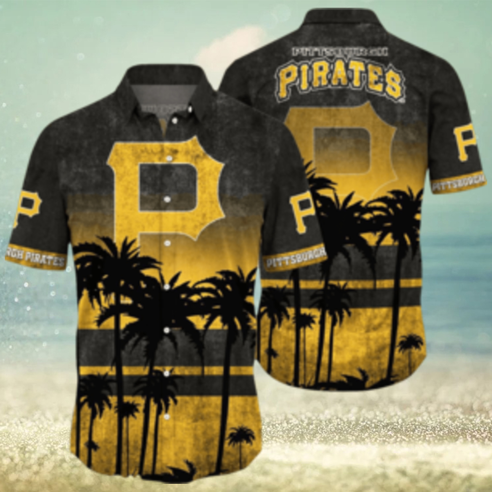 Pittsburgh Pirates MLB Logo Coconut Tropical Hawaiian Shirt Beach Gift For Fans Pittsburgh Pirates MLB Logo Coconut Tropical Hawaiian Shirt Beach Gift For Fans